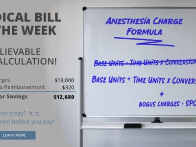 How WellRithms Saved Patients 97.7% on an Anesthesia Bill